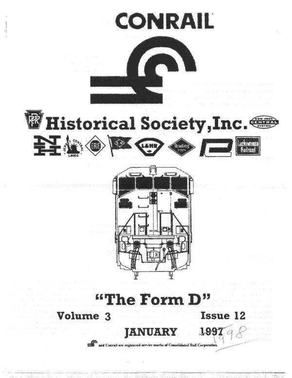 CRHS The Form D Newsletter - Vol. 04, No. 01 - January 1998
