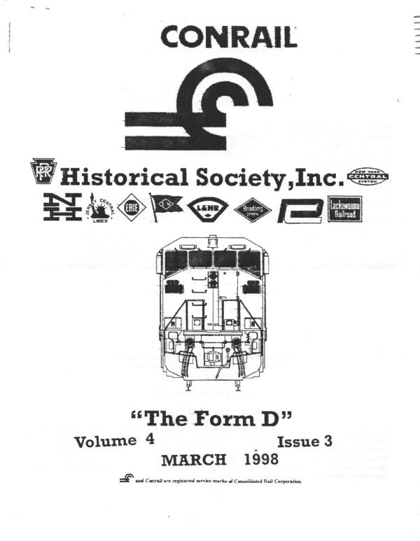 CRHS The Form D Newsletter - Vol. 04, No. 03 - March 1998