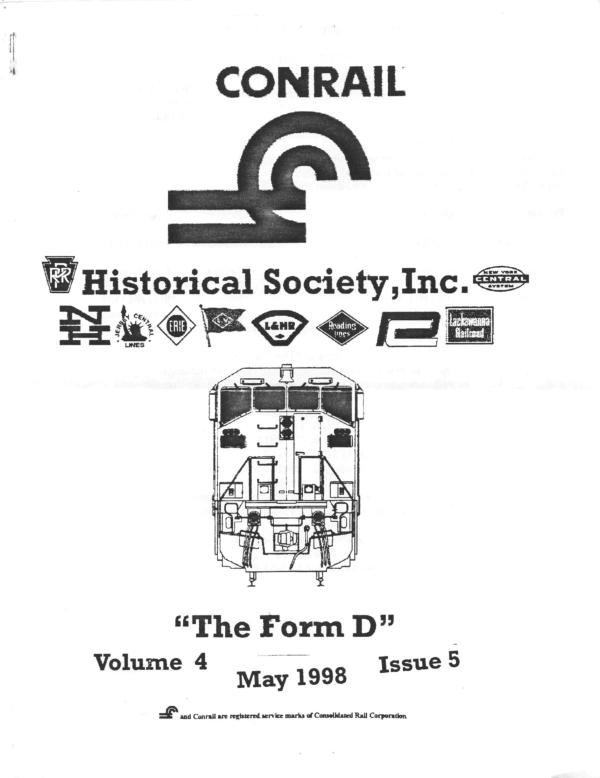 CRHS The Form D Newsletter - Vol. 04, No. 05 - May 1998