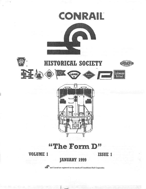 CRHS The Form D Newsletter - Vol. 05, No. 01 - January 1999 (labeled as Vol. 1)