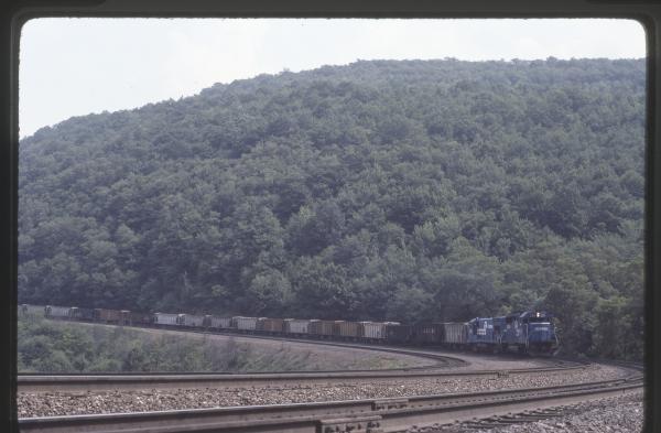 Conrail 3311 at Horseshoe Curve, Altoona PA in 8/83