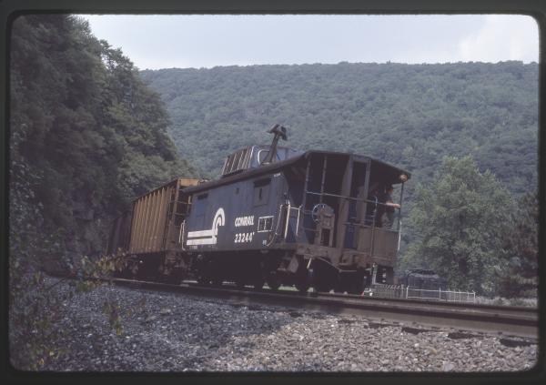 Conrail 23244 at Horseshoe Curve, Altoona PA in 8/83