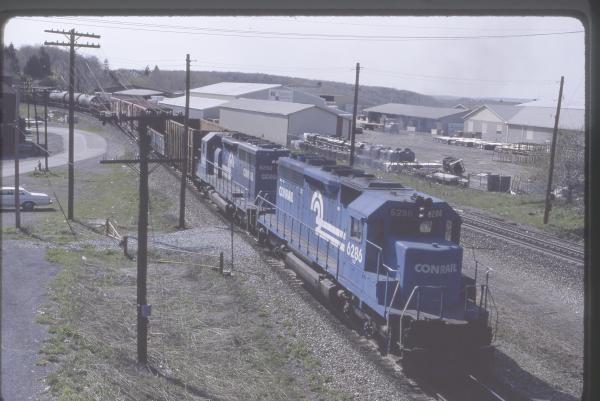 Conrail 6286 in Gallitzin PA on 5/4/89
