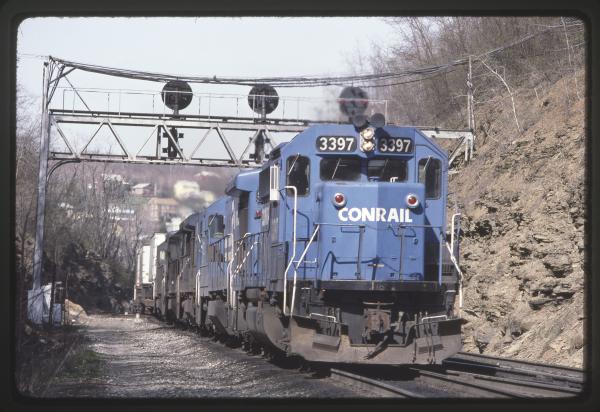 Conrail 3397 in Altoona PA on 5/4/89