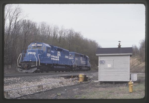 Conrail 6280 in Cresson PA on 5/4/89
