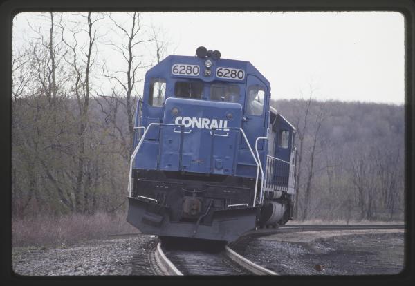 Conrail 6280 in Cresson PA on 5/4/89