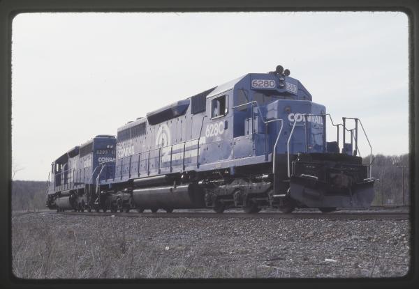 Conrail 6280 in Cresson PA on 5/4/89