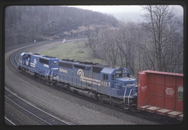 Conrail 6327 in Altoona PA on 5/5/89