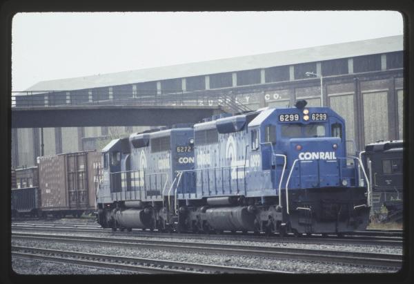 Conrail 6299 in Altoona PA on 5/5/89