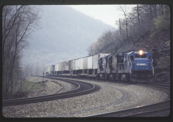 Conrail 5030 in Altoona PA on 5/5/89