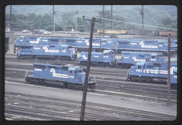 Conrail 6458 in Enola PA on 8/90