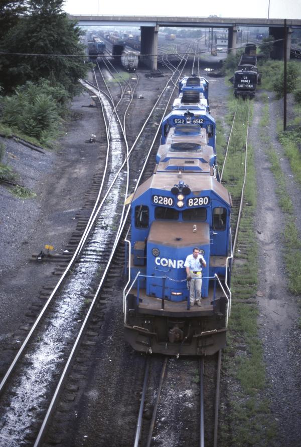 Conrail 8280 in Enola PA on 8/90