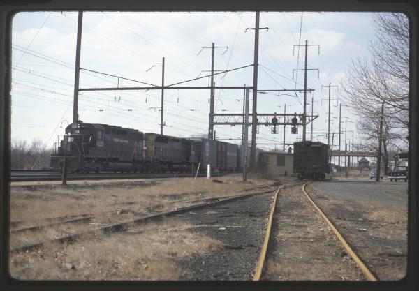 Conrail 6256 in Monmouth Junction NJ on 2/28/77