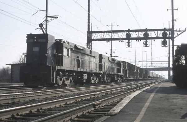 Conrail 4417 in Monmouth Junction NJ on 3/6/77