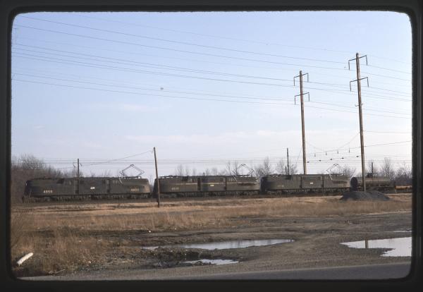 Conrail 4859 in Monmouth Junction NJ on 3/6/77