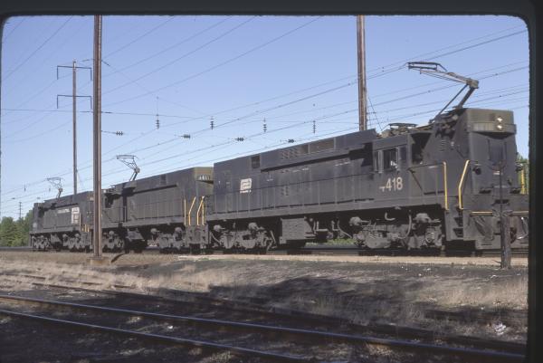 Conrail 4418 in Monmouth Junction NJ on 5/15/77