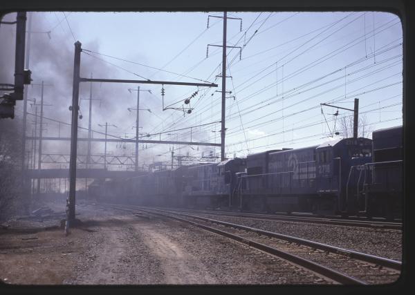 Conrail 2718 in Monmouth Junction NJ on 4/8/78