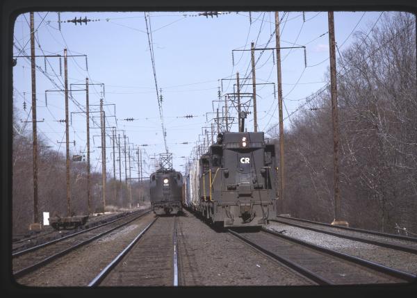Conrail 4448 in Monmouth Junction NJ on 4/22/78