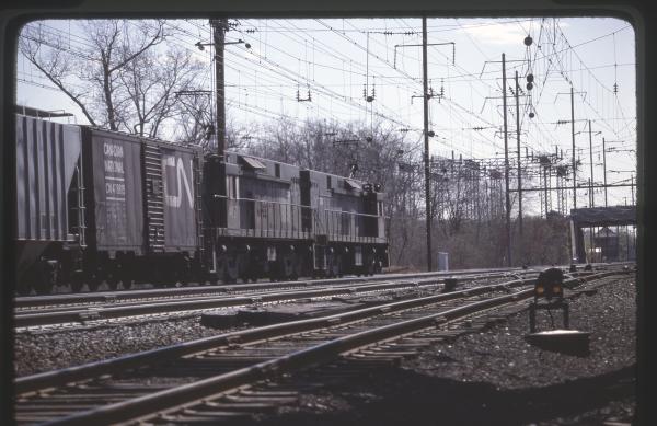 Conrail 4457 in Monmouth Junction NJ on 4/22/78