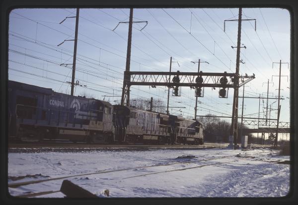 Conrail 1943 in Monmouth Junction NJ on 1/9/80