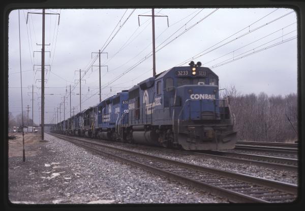 Conrail 3233 in Monmouth Junction NJ on 3/30/80