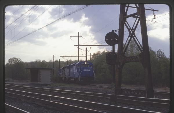 Conrail 3666 in Monmouth Junction NJ on 5/5/80