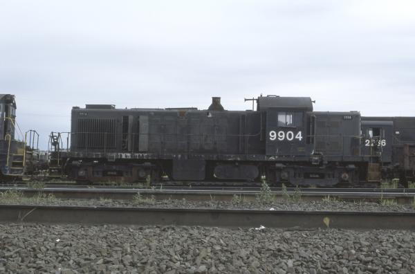Conrail 9904 in Morrisville PA on 6/13/76