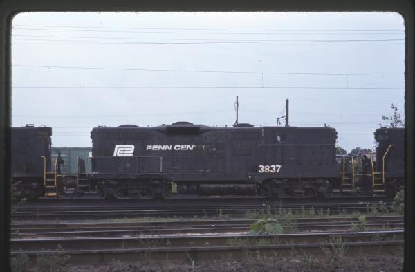 Conrail 3837 in Morrisville PA on 6/27/76