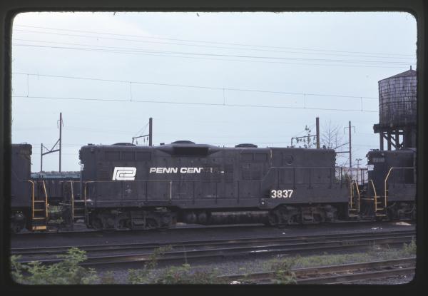 Conrail 3837 in Morrisville PA on 6/27/76