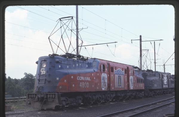Conrail 4800 in Morrisville PA on 6/27/76