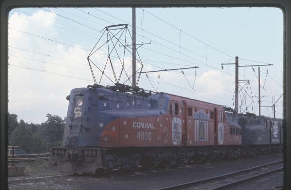 Conrail 4800 in Morrisville PA on 6/27/76