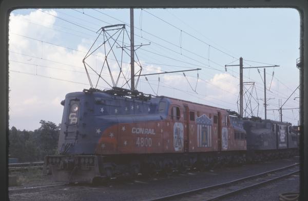 Conrail 4800 in Morrisville PA on 6/27/76