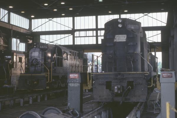 Conrail 6875 in Morrisville PA on 6/27/76