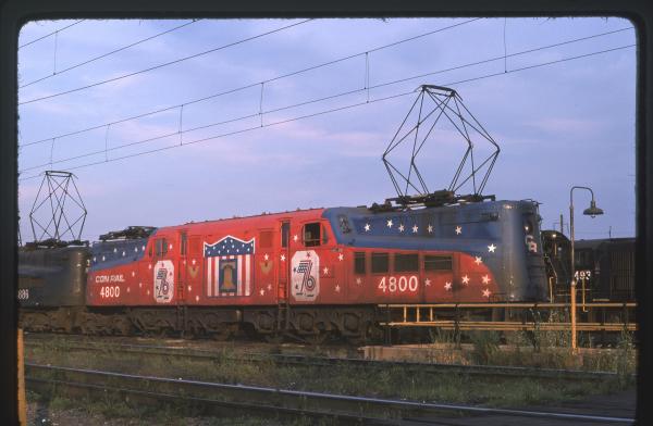 Conrail 4800 in Morrisville PA on 6/27/76