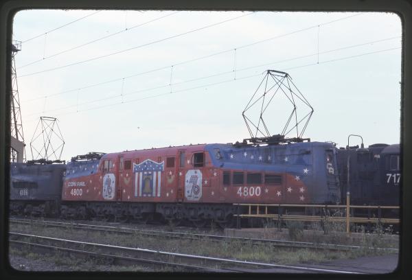 Conrail 4800 in Morrisville PA on 6/27/76