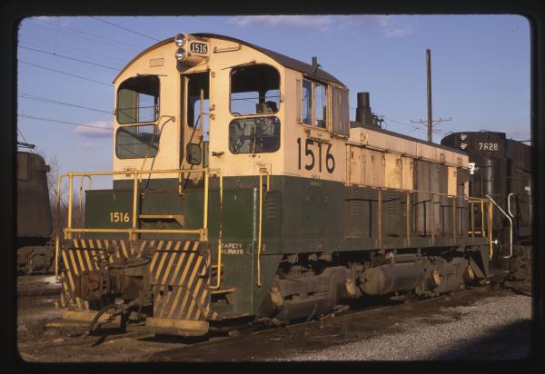 Conrail 1516 in Morrisville PA on 11/19/77