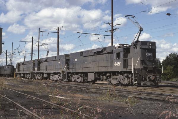 Conrail 4451 in Morrisville PA on 9/30/78
