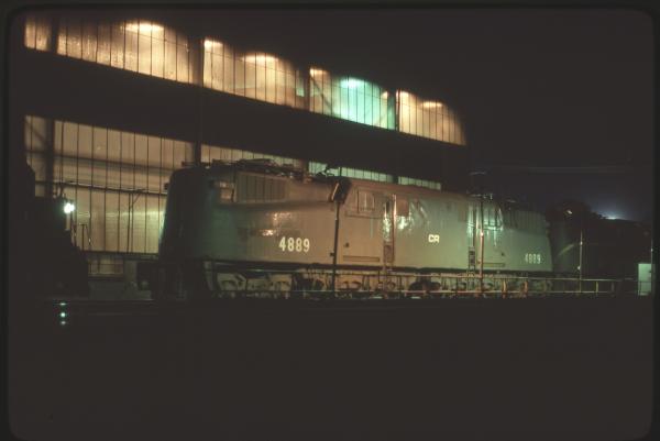 Conrail 4889 in Morrisville PA on 12/15/78