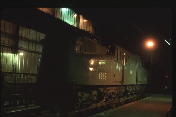 Conrail 4889 in Morrisville PA on 12/15/78