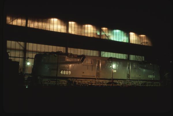 Conrail 4889 in Morrisville PA on 12/15/78