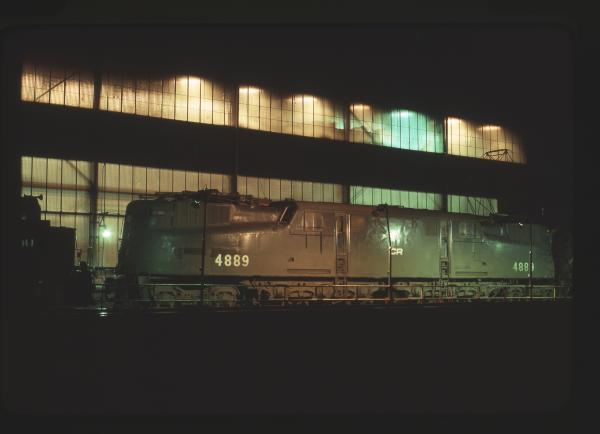 Conrail 4889 in Morrisville PA on 12/15/78