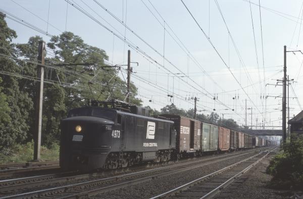 Conrail 4973 in Princeton Junction on 6/24/76