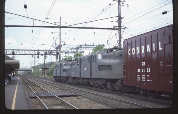 Conrail 4841 in Princeton Junction on 6/12/77