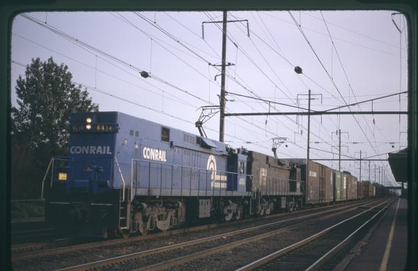 Conrail 4414 in Princeton Junction on 7/10/77