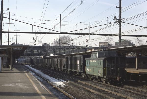 Conrail 23329 in Trenton NJ on 2/9/77