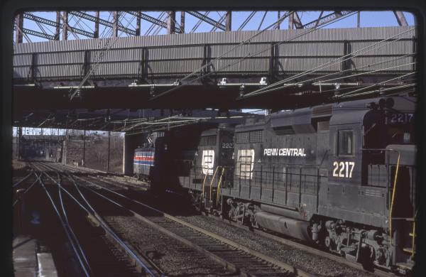Conrail 2217 in Trenton NJ on 2/17/77