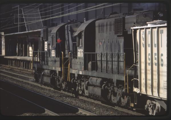 Conrail 6876 in Trenton NJ on 2/18/77