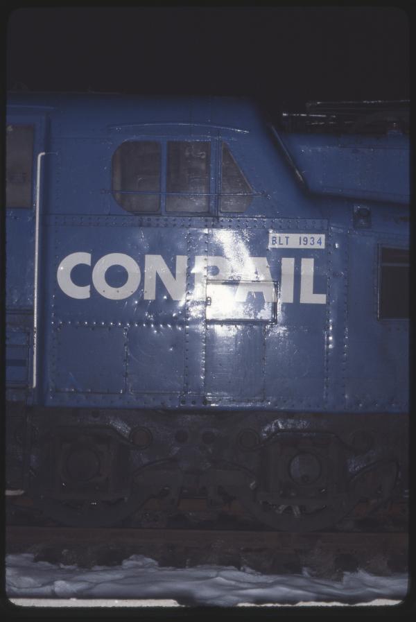 Conrail 4800 in Trenton NJ on 2/15/78