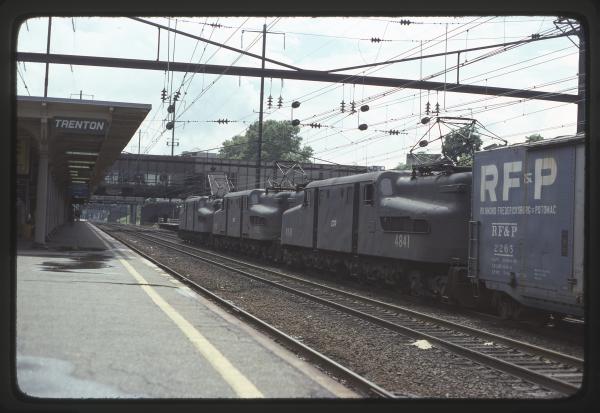 Conrail 4841 in Trenton NJ on 8/6/78
