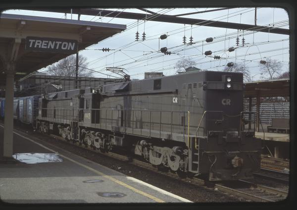 Conrail 4443 in Trenton NJ on 3/26/79